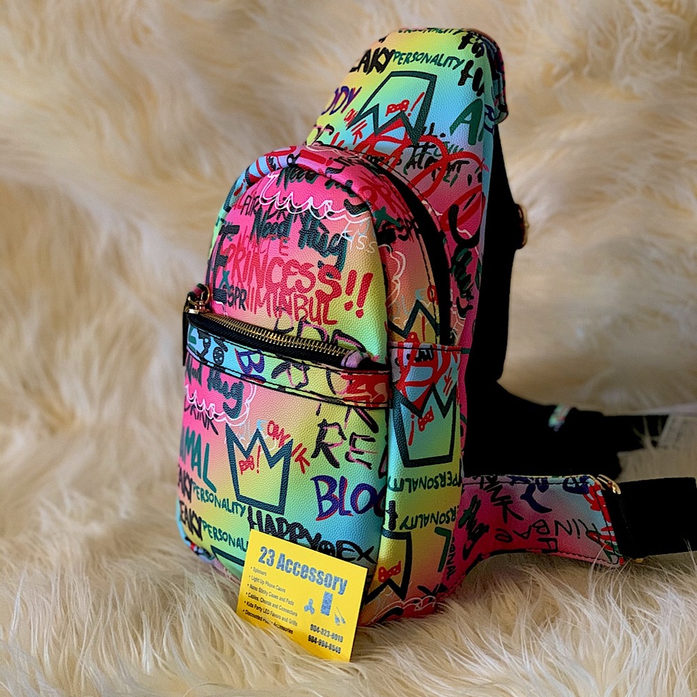 Hip Hop Crossbody Sling Bag